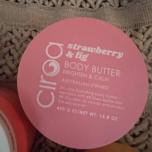 Ciroc Strawberry & Fig Body Butter 15.8 oz NEW UNOPENED
